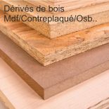MDF (Médium), Contreplaqué, OSB